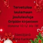 Joululauluja kirjastossa