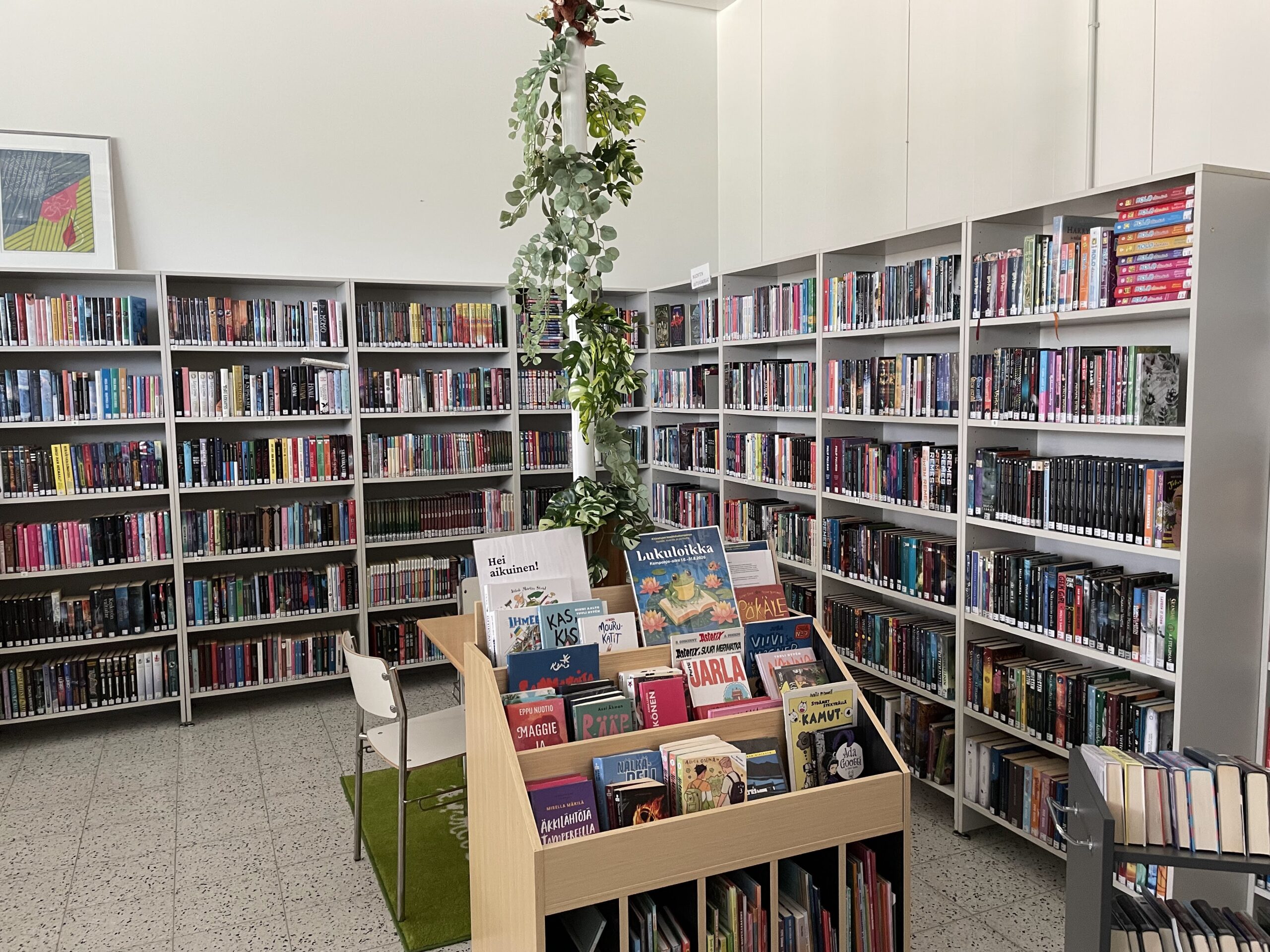 Kirjasto ja Kivimakasiini avoinna 10-14