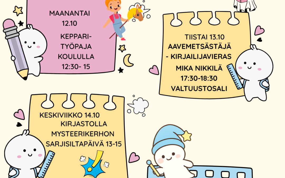 Syyslomaviikon rientoja